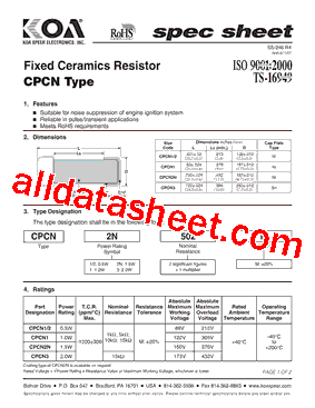 CPCN1502型号图片