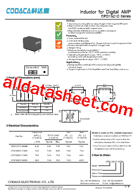 CPD1521C-220M型号图片
