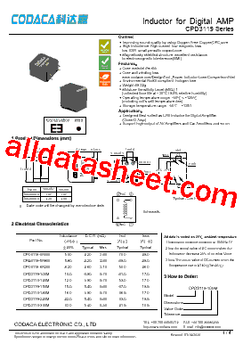 CPD3119-120M型号图片