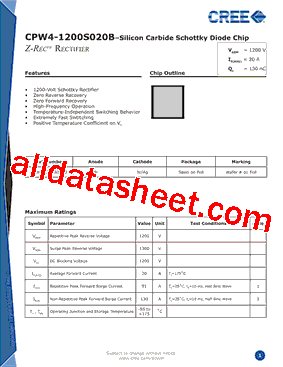 CPW4-1200S020B型号图片