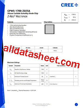 CPW5-1700-Z025A型号图片