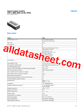 CPX-L-8DE-8DA-16-KL-3POL型号图片