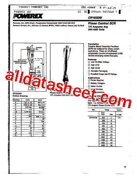 CR150DM-16型号图片