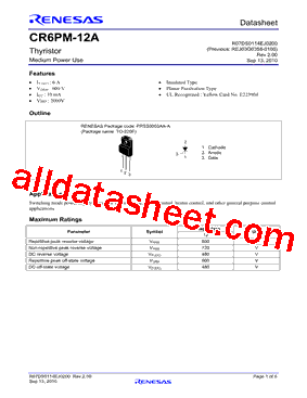 CR6PM-12A_15型号图片