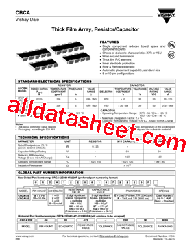 CRCA12E100100182R型号图片