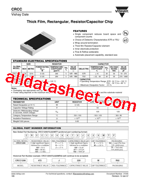 CRCC1206683F100KEA型号图片