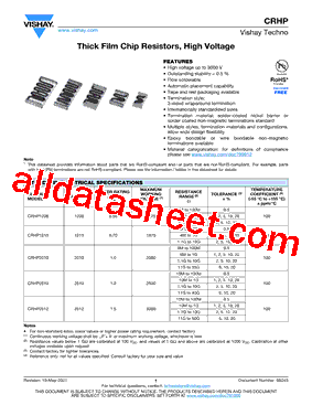 CRHP1206AF1000MDKE1型号图片