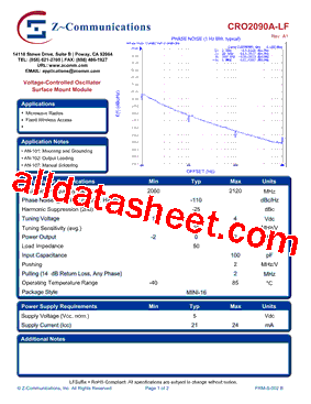 CRO2090A-LF_10型号图片