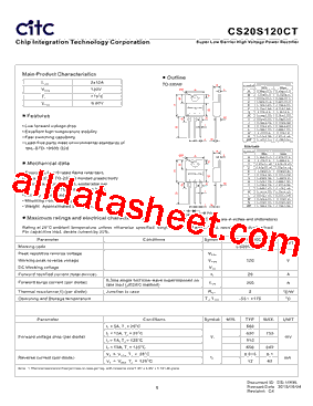 CS20S120CT型号图片