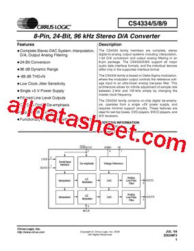 CS4339-DS型号图片