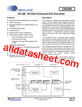 CS4364-CQZR型号图片