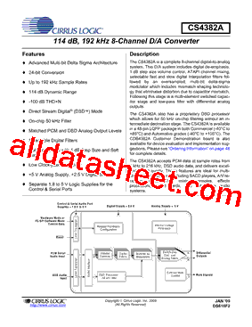 CS4382A-DQZR型号图片