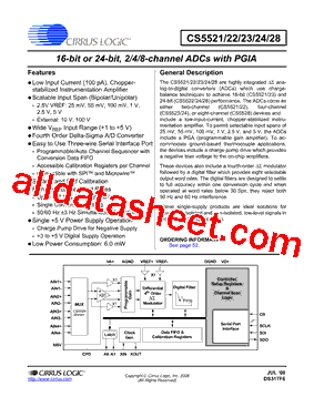 CS5522-AP型号图片