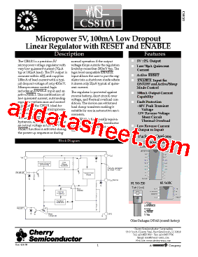 CS8101YDR8G型号图片