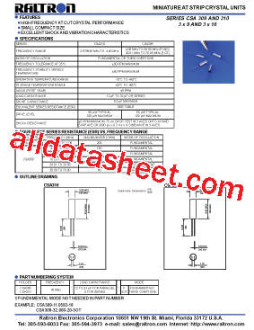 CSA309-10.240MABJ-UB型号图片