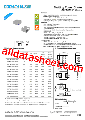 CSAB1030A-R36M型号图片