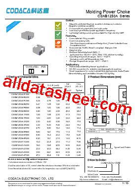 CSAB1250A-R22M型号图片