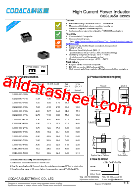 CSBL0650型号图片