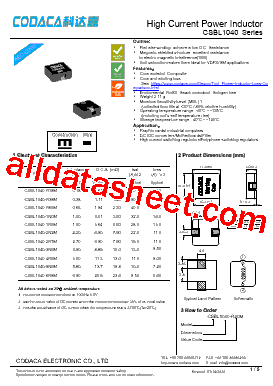 CSBL1040-R66M型号图片