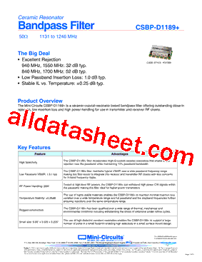 CSBP-D1189+型号图片