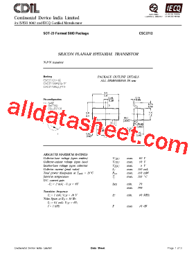 CSC2712BLL型号图片