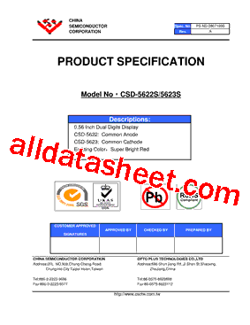 CSD-5622S型号图片
