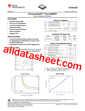CSD16415Q5型号图片