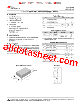 CSD18541F5型号图片