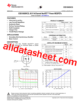 CSD19505KCS型号图片