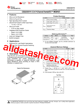 CSD23381F4型号图片