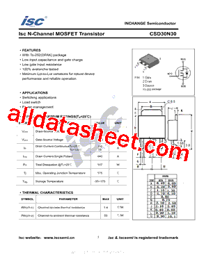 CSD30N30型号图片