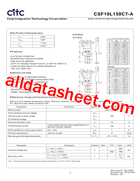 CSF10L150CT-A型号图片