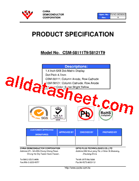 CSM-58121T9型号图片