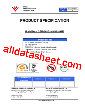 CSM-88131M9型号图片