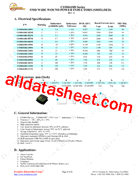 CSM0418D151M型号图片