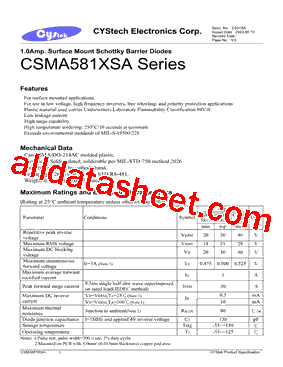CSMA5818型号图片