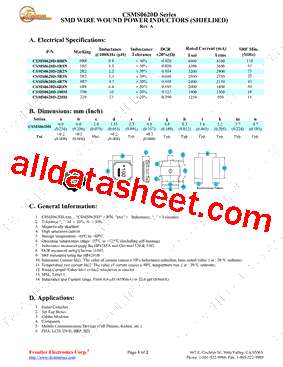 CSMS0620DR80N型号图片