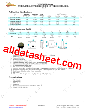 CSMS2012D4R7M型号图片