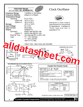 CSO-016TXY-25-49.152型号图片