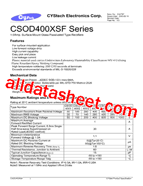 CSOD4006型号图片