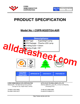CSPR-N32DTG4-A0R型号图片