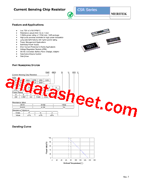 CSR1206RVR010F型号图片