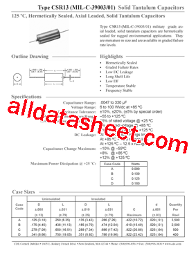 CSR13D566K型号图片