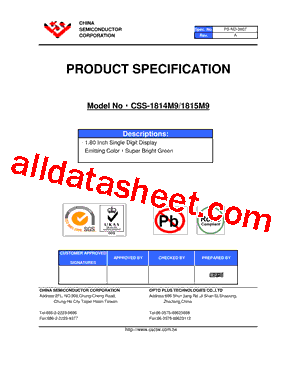 CSS-1814M9型号图片