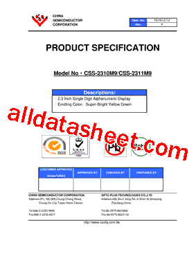 CSS-2311M9型号图片