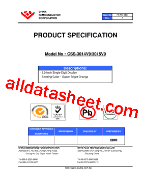 CSS-3014V9型号图片