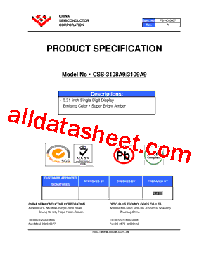 CSS-3109A9型号图片