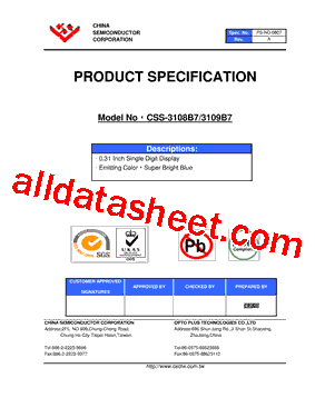 CSS-3109B7型号图片