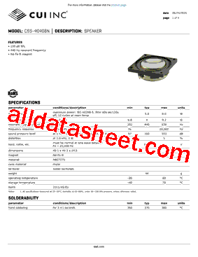 CSS-40408N型号图片