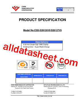 CSS-S39126V9型号图片